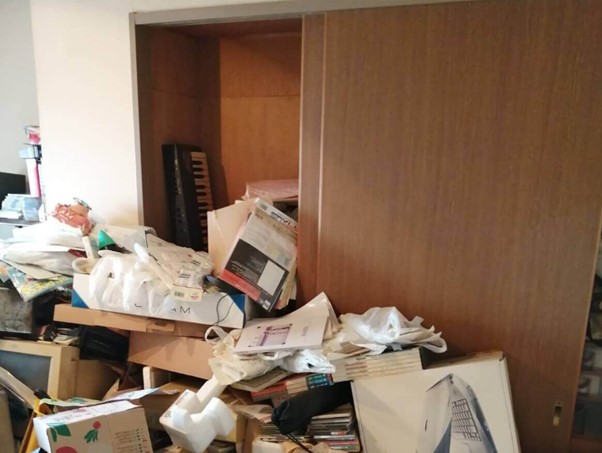 回収事例3　名古屋市（中区）でのゴミ屋敷片付け